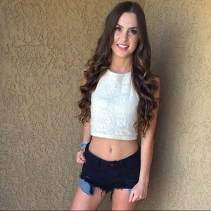 Crochet halter top